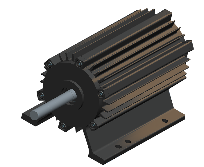 BL130 130mm átmérőjű ipari nagy teljesítményű ventilátormotorok 230VAC 2kW motor