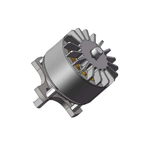 Kefe nélküli DC motor digitális szerszámokhoz, 49 mm átmérőjű WO49 sorozat